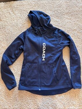 Team Beachbody Coach Heathered Navy Hoodie